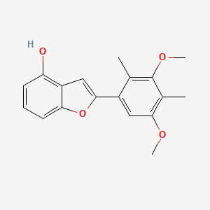 molecular formula C18H18O4 B1243912 Stemofuran J 