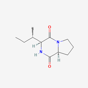 molecular formula C11H18N2O2 B12439184 Cyclo(L-Pro-L-Ile) 