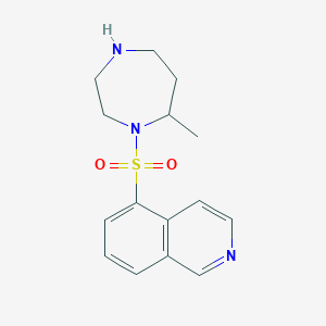 B1243922 1H-1,4-Diazepine, hexahydro-1-(5-isoquinolinylsulfonyl)-7-methyl- CAS No. 221134-00-5