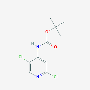 molecular formula C10H12Cl2N2O2 B12439399 tert-butyl N-(2,5-dichloropyridin-4-yl)carbamate 