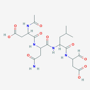 molecular formula C20H31N5O10 B12439415 Ac-DL-Asp-DL-Asn-DL-Leu-DL-Asp-al 