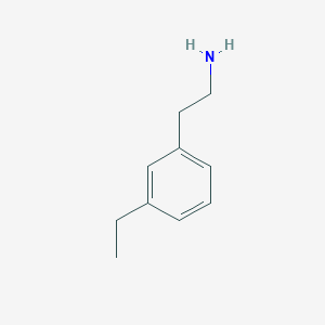 molecular formula C10H15N B12439492 2-(3-Ethylphenyl)ethanamine 
