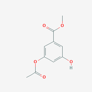 molecular formula C10H10O5 B12439595 Methyl 3-acetoxy-5-hydroxybenzoate 