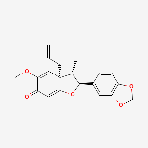 molecular formula C20H20O5 B1243967 Burchellin 