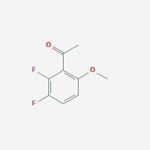 molecular formula C9H8F2O2 B12439746 1-(2,3-Difluoro-6-methoxyphenyl)ethanone 