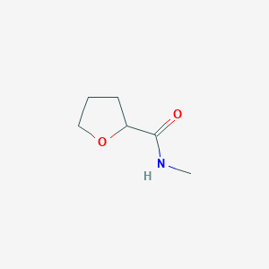 molecular formula C6H11NO2 B12439823 N-methyloxolane-2-carboxamide 