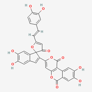 molecular formula C32H18O12 B1243986 Phelligridin G 