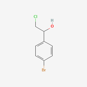 molecular formula C8H8BrClO B12439911 1-(4-Bromophenyl)-2-chloroethan-1-ol 