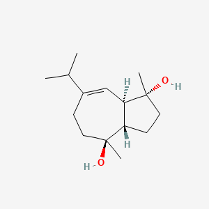 molecular formula C15H26O2 B1244014 (-)-Alismoxide 