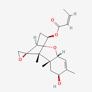 molecular formula C19H26O5 B1244015 Trichothecinol B 