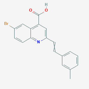 molecular formula C19H14BrNO2 B12440165 C19H14BrNO2 