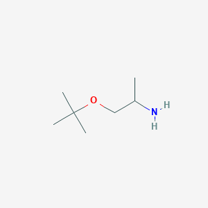 molecular formula C7H17NO B12440168 1-(Tert-butoxy)propan-2-amine 