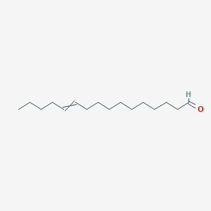 molecular formula C16H30O B12440269 Hexadec-11-enal 