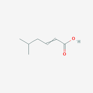 molecular formula C7H12O2 B12440457 5-Methylhex-2-enoic acid 