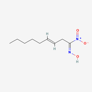 molecular formula C9H16N2O3 B1244048 3-Nonenylnitrolic acid CAS No. 78124-18-2
