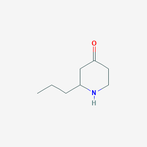 molecular formula C8H15NO B12440488 2-Propylpiperidin-4-one 
