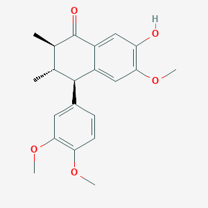 molecular formula C21H24O5 B12440498 Epischisandrone 