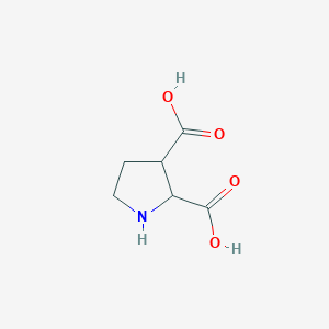 molecular formula C6H9NO4 B124405 Pyrrolidine-2,3-dicarboxylic acid CAS No. 147235-95-8
