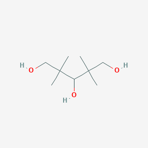 molecular formula C9H20O3 B12440502 2,2,4,4-Tetramethylpentane-1,3,5-triol CAS No. 594859-70-8