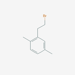molecular formula C10H13Br B12440572 2-(2-Bromoethyl)-1,4-dimethylbenzene CAS No. 28081-38-1