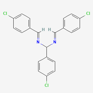 molecular formula C21H15Cl3N2 B12440700 Rivaroxaban Impurity 65 CAS No. 73311-47-4