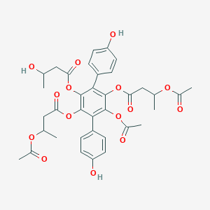 molecular formula C36H38O15 B1244074 curtisian C 