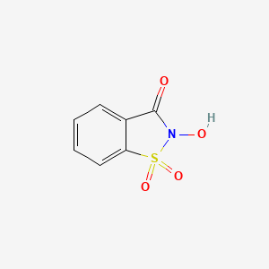 molecular formula C7H5NO4S B1244084 N-hydroxysaccharin 