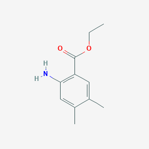 molecular formula C11H15NO2 B12440965 Ethyl 2-amino-4,5-dimethylbenzoate 