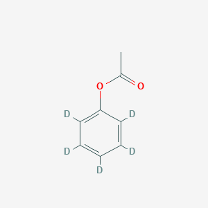 B124410 (2,3,4,5,6-Pentadeuteriophenyl) acetate CAS No. 22705-26-6