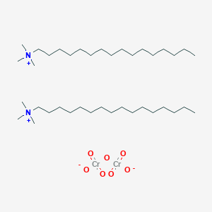 molecular formula C38H84Cr2N2O7 B1244106 Cetyltrimethylammonium dichromate 