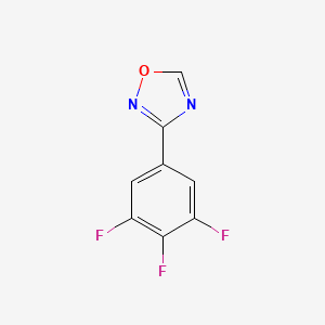 molecular formula C8H3F3N2O B12441115 3-(3,4,5-Trifluorophenyl)-1,2,4-oxadiazole 