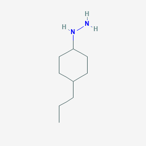 molecular formula C9H20N2 B12441157 1-(4-Propylcyclohexyl)hydrazine 