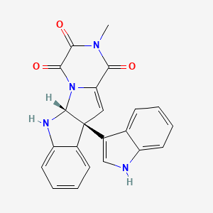 molecular formula C22H16N4O3 B1244120 Gliocladin C 