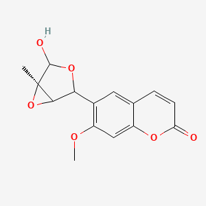 molecular formula C15H14O6 B12441224 Dihydromicromelin B 
