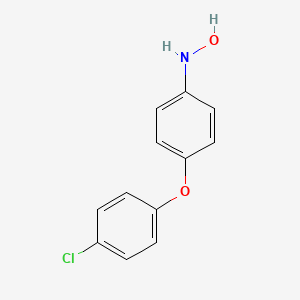 molecular formula C12H10ClNO2 B12441285 Benzenamine, 4-(4-chlorophenoxy)-N-hydroxy- CAS No. 99226-41-2