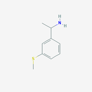 molecular formula C9H13NS B12441333 (R)-1-(3-(Methylthio)phenyl)ethanamine 