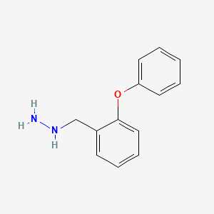 molecular formula C13H14N2O B12441418 (2-Phenoxybenzyl)hydrazine 