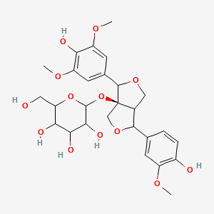 molecular formula C27H34O13 B12441568 Fraxiresinol 1-O-beta-D-glucoside 