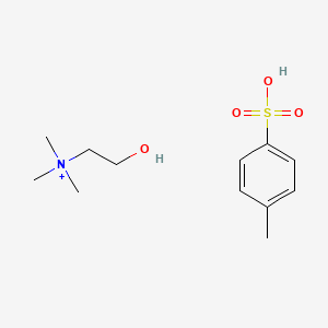 molecular formula C12H22NO4S+ B12441616 Choline; para-toluene sulfonate 