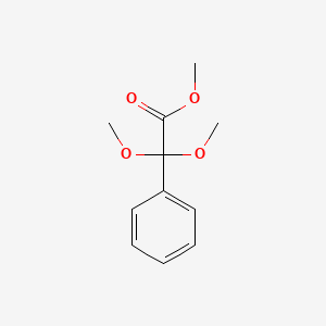 molecular formula C11H14O4 B12441667 Methyl 2,2-dimethoxy-2-phenylacetate CAS No. 85810-81-7
