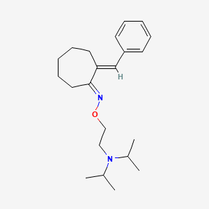 molecular formula C22H34N2O B1244169 Stirocainide CAS No. 78372-27-7