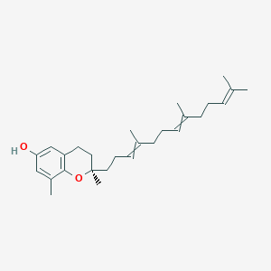 molecular formula C27H40O2 B12441772 (2R)-2,8-dimethyl-2-(4,8,12-trimethyltrideca-3,7,11-trienyl)-3,4-dihydrochromen-6-ol 