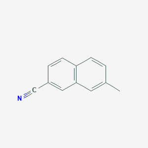 molecular formula C12H9N B1244180 2-Cyano-7-methylnaphthalene CAS No. 38879-96-8