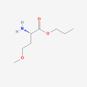 molecular formula C8H17NO3 B12441814 Propyl (2S)-2-amino-4-methoxybutanoate 