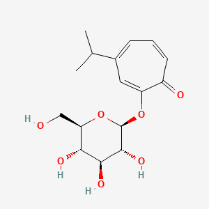 molecular formula C16H22O7 B1244184 Hinokitiol glucoside CAS No. 162281-37-0