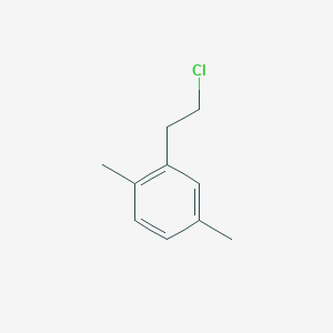 molecular formula C10H13Cl B12441869 2-(2-Chloroethyl)-1,4-dimethylbenzene CAS No. 7383-67-7