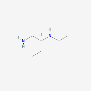 molecular formula C6H16N2 B12441901 (1-Aminobutan-2-YL)(ethyl)amine 