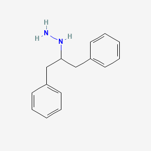 molecular formula C15H18N2 B12441927 (1,3-Diphenylpropan-2-yl)hydrazine CAS No. 92869-77-7