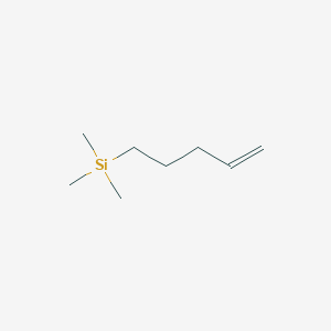 molecular formula C8H18Si B12441991 Silane, trimethyl-4-pentenyl- CAS No. 763-21-3