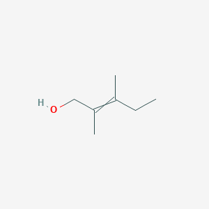 molecular formula C7H14O B12441994 2,3-dimethylpent-2-en-1-ol 